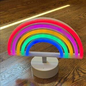 Kids Colorful Rainbow LED Neon Light Room Decor Night Light